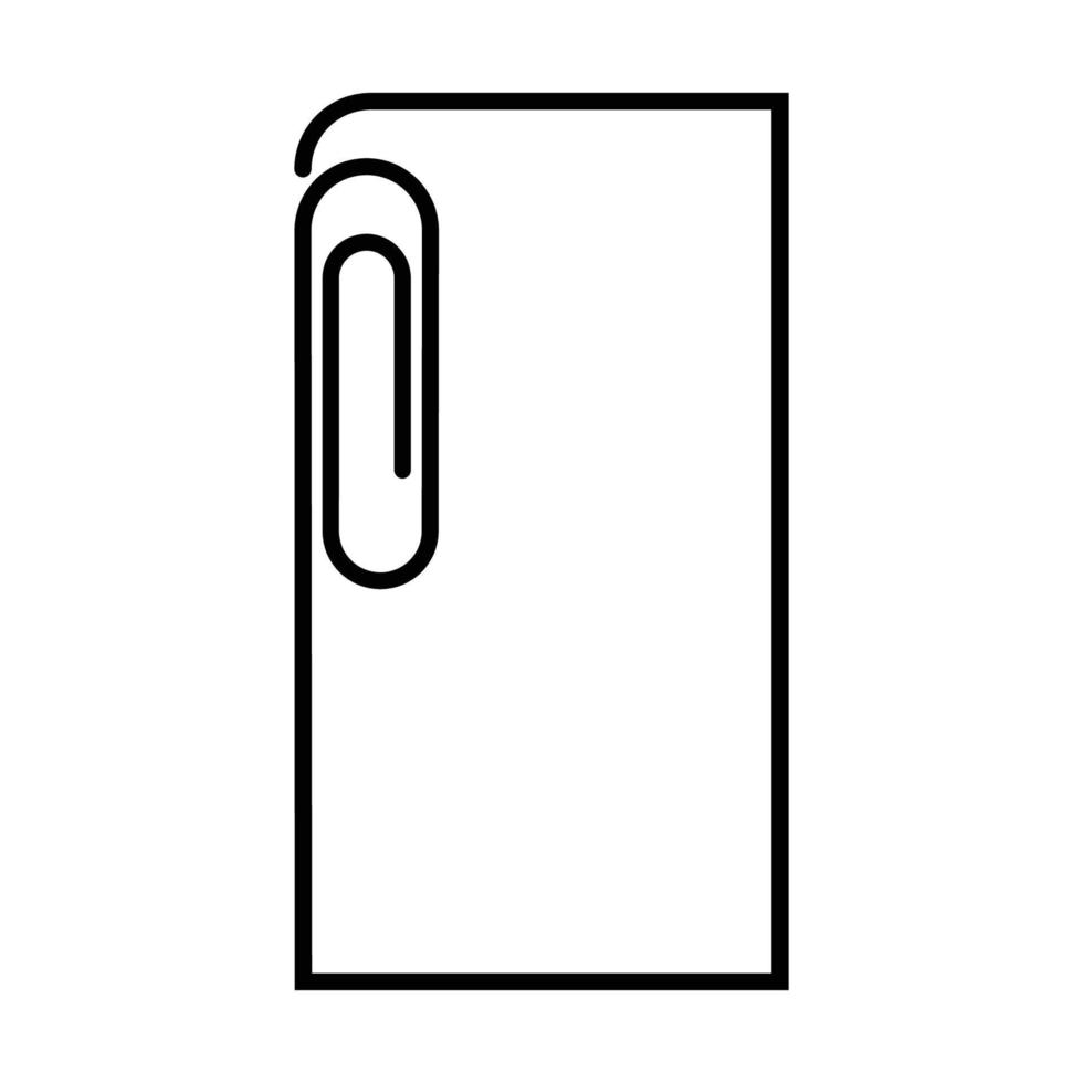 paper clip logo 17263806 Vector Art at Vecteezy