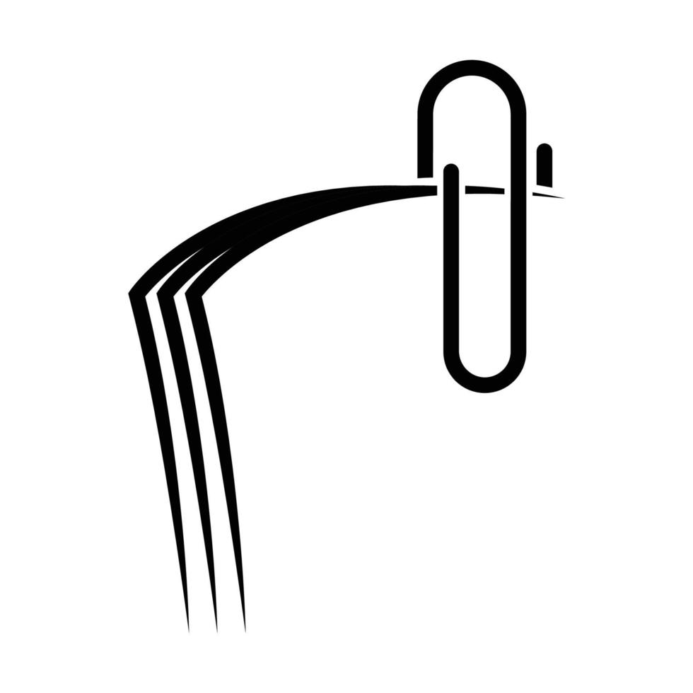 paper clip logo 17263852 Vector Art at Vecteezy