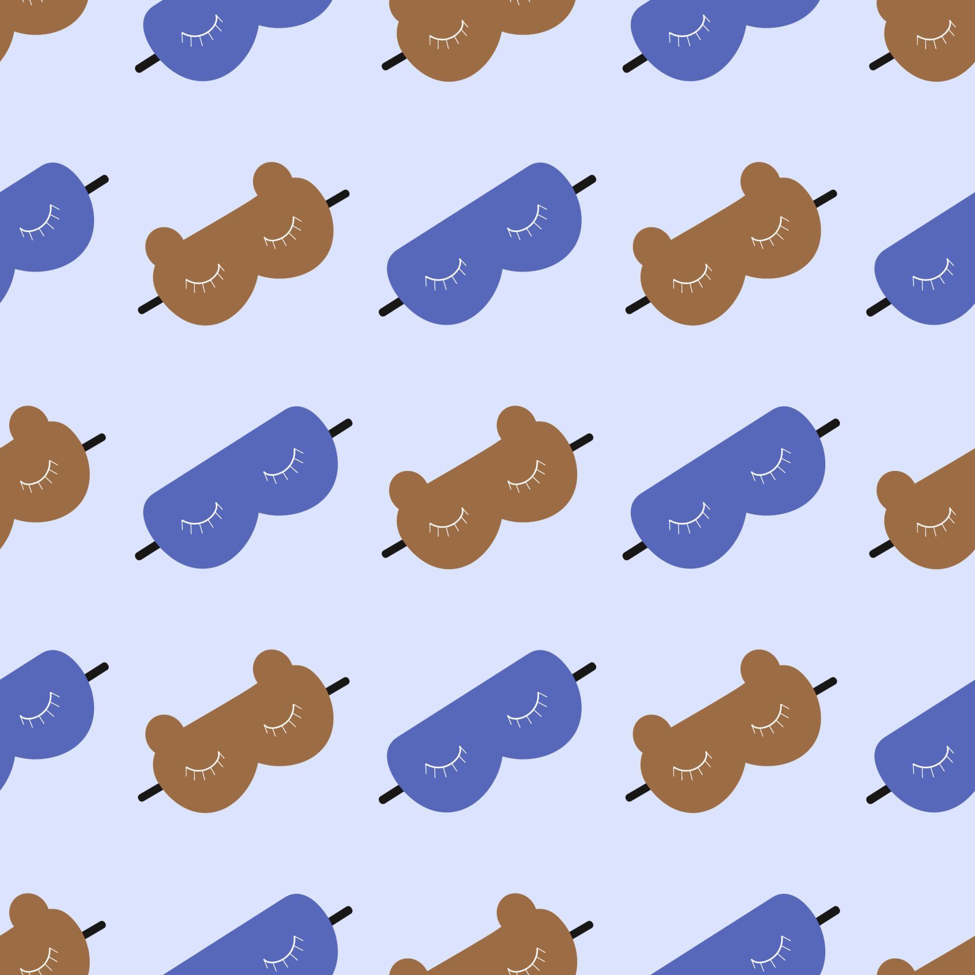 pattern-of-blue-and-brown-sleep-mask-17264257-vector-art-at-vecteezy