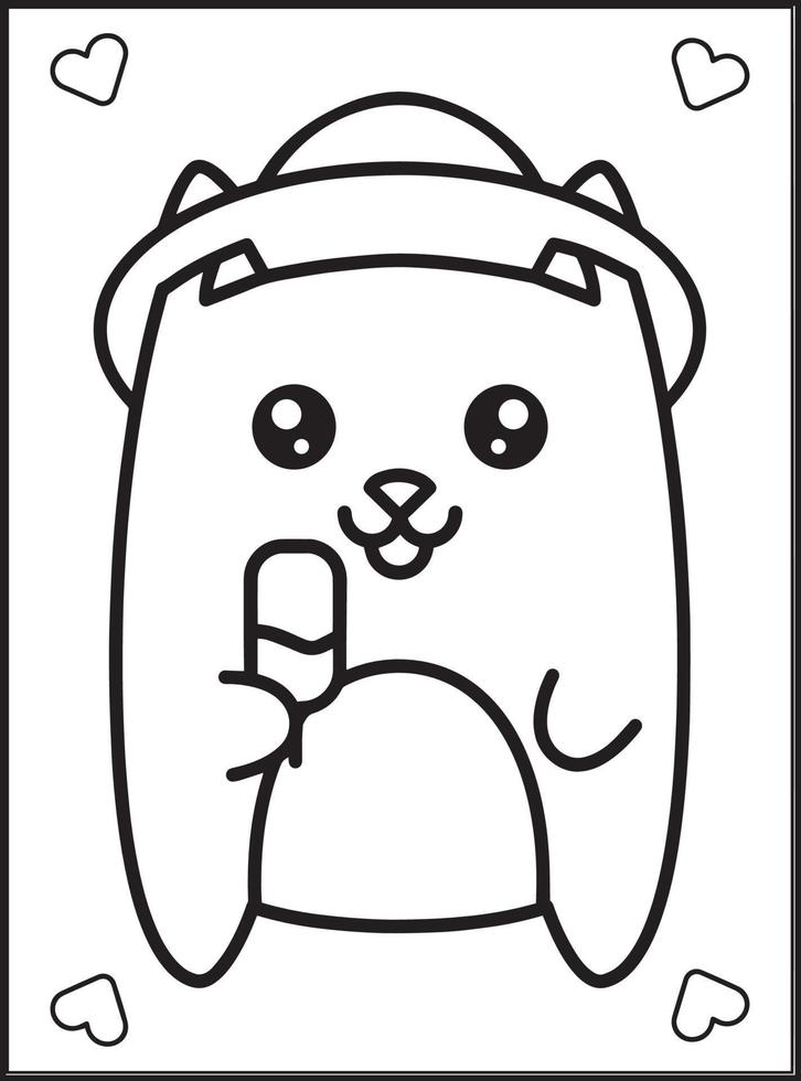 Dibujos para colorear gratis de kawaii para niños - Kawaii - Just