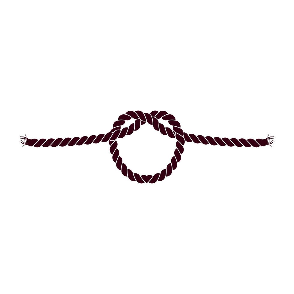 Cuerda icono vector ilustración símbolo diseño
