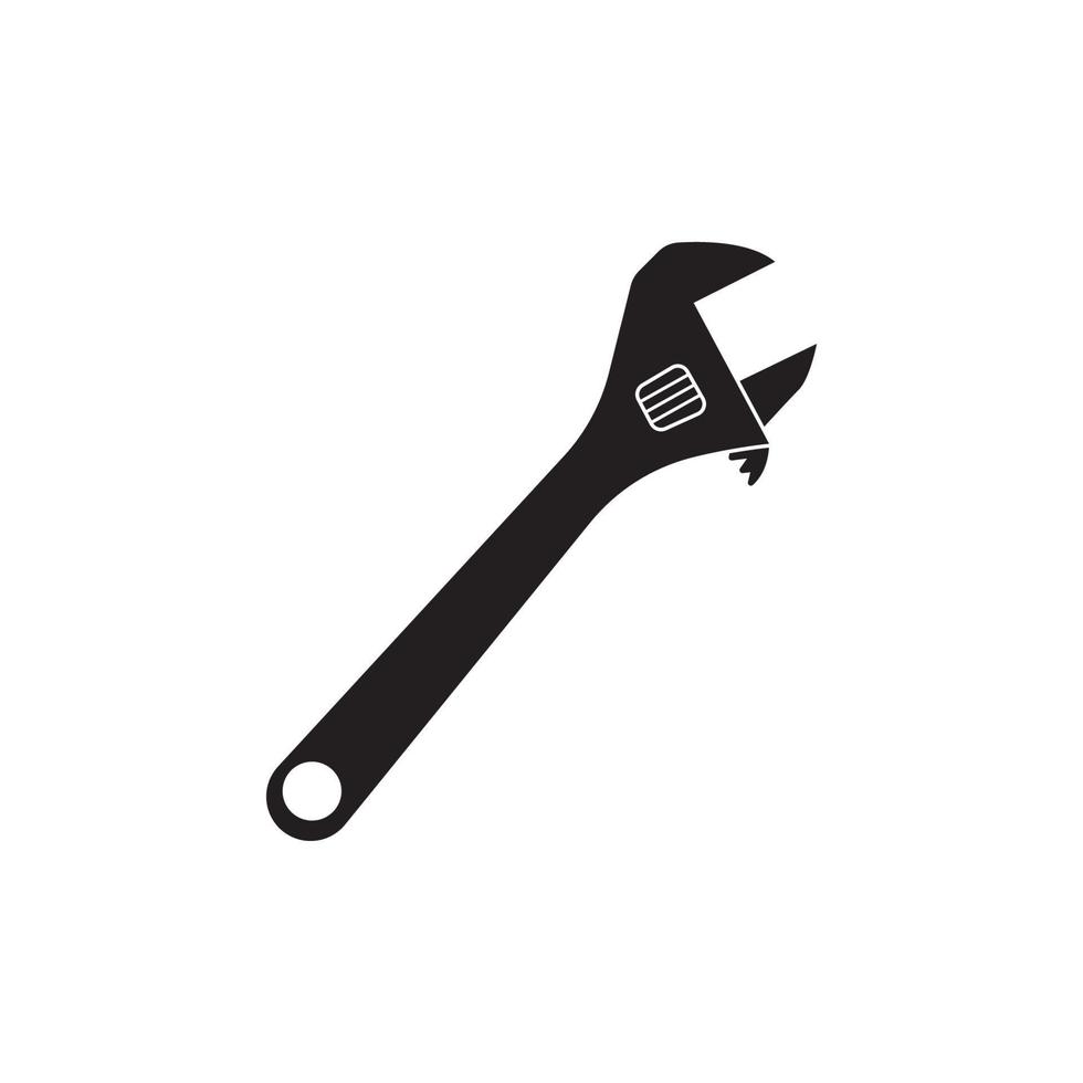 llave de tubo icono vector ilustración símbolo diseño