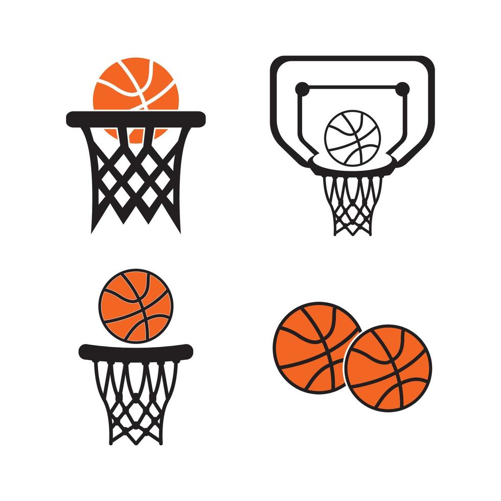 basketball hoop icon vector illustration logo template. 17264582 Vector