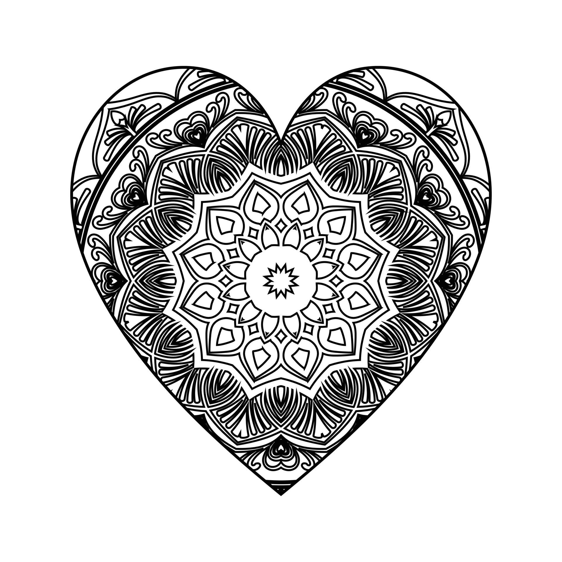 Free Heart Mandala Coloring Pages free-heart-mandala-coloring-pages