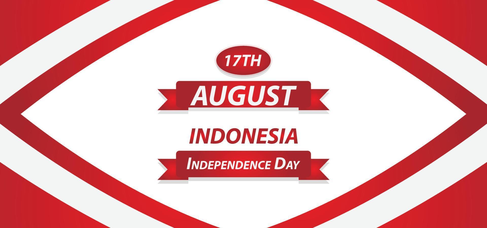 Happy Indonesia Independent Day Vector
