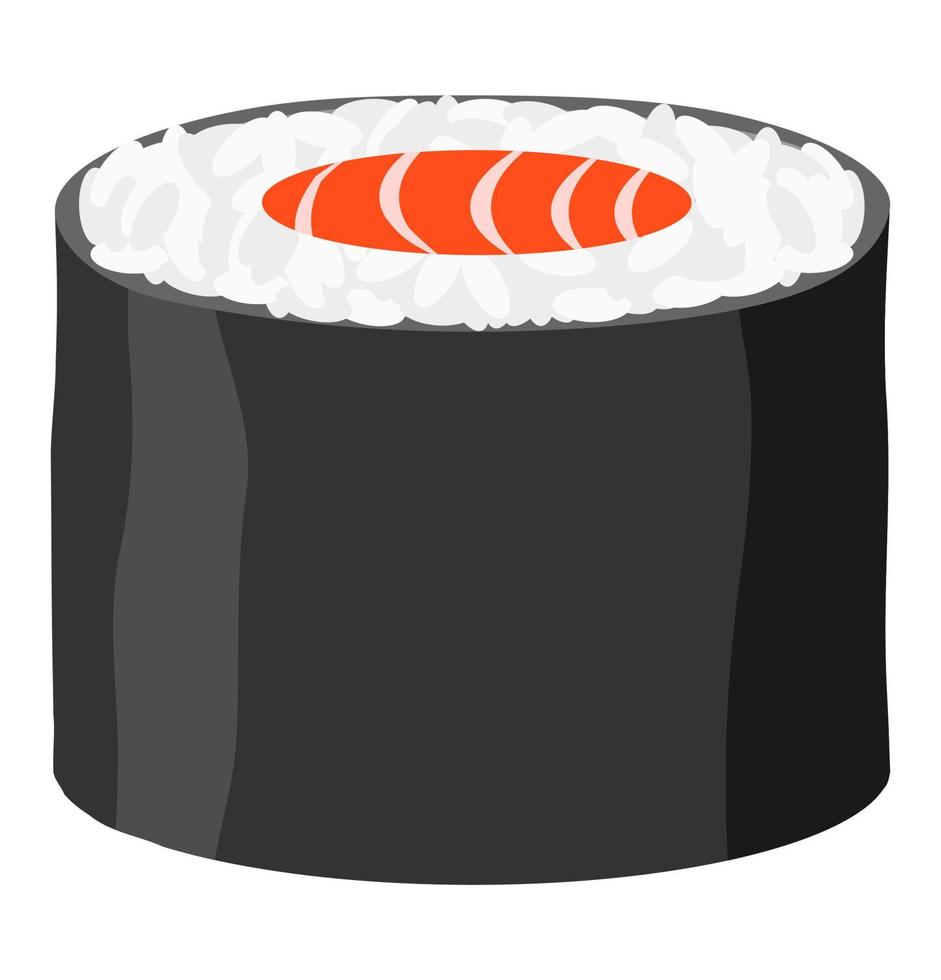 Ilustración de vector de icono plano de alimentos aislado sobre fondo blanco