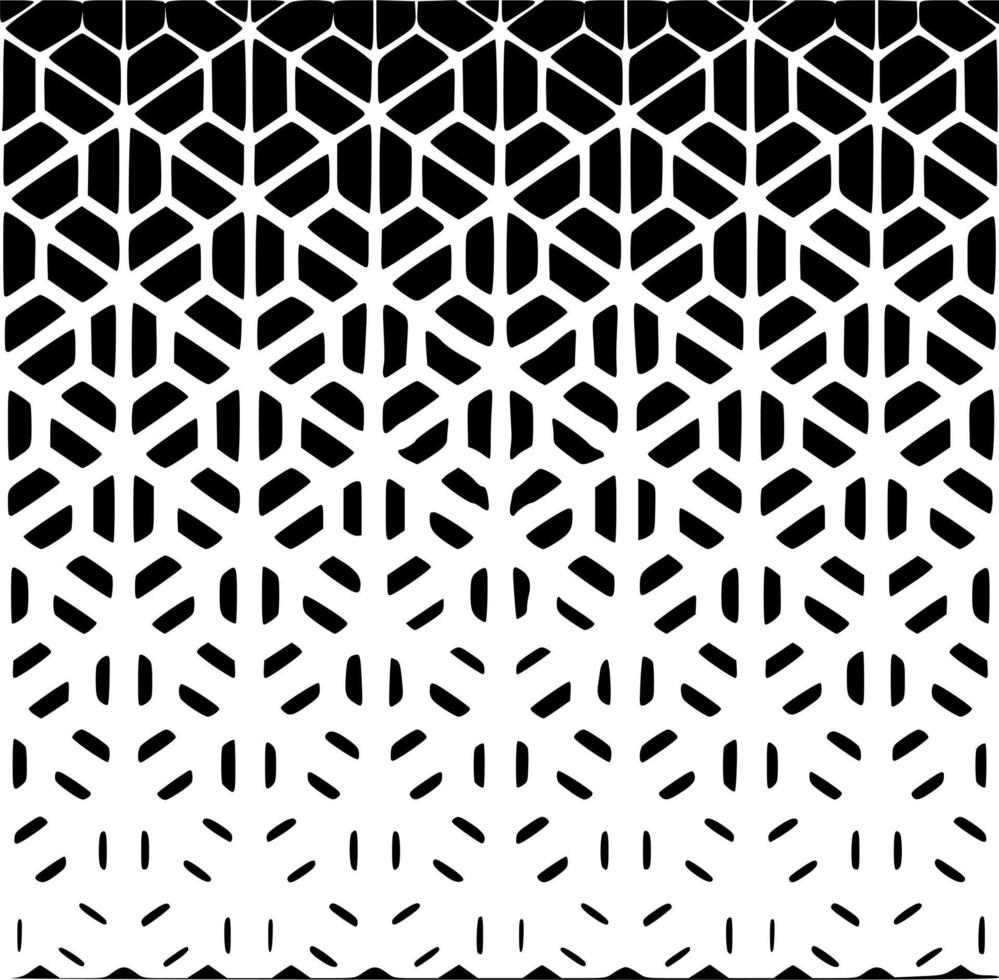 Black and white line patterns vector