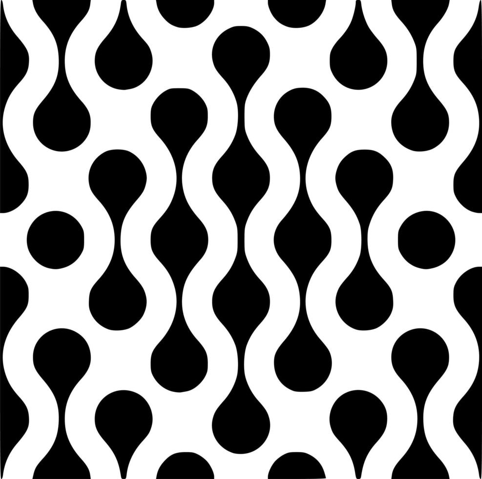 Black and white monochrome patterns vector
