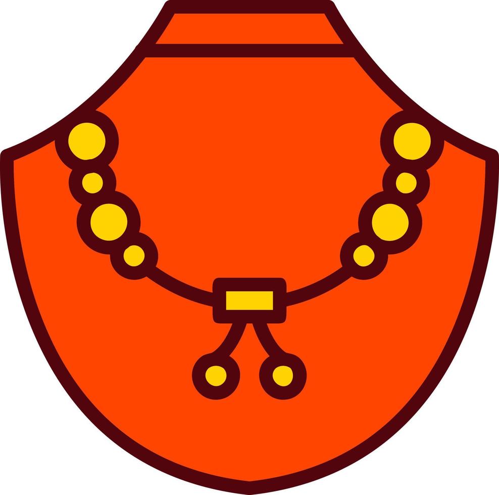 icono de vector de collar