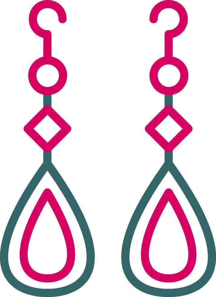 Earrings Vector Icon