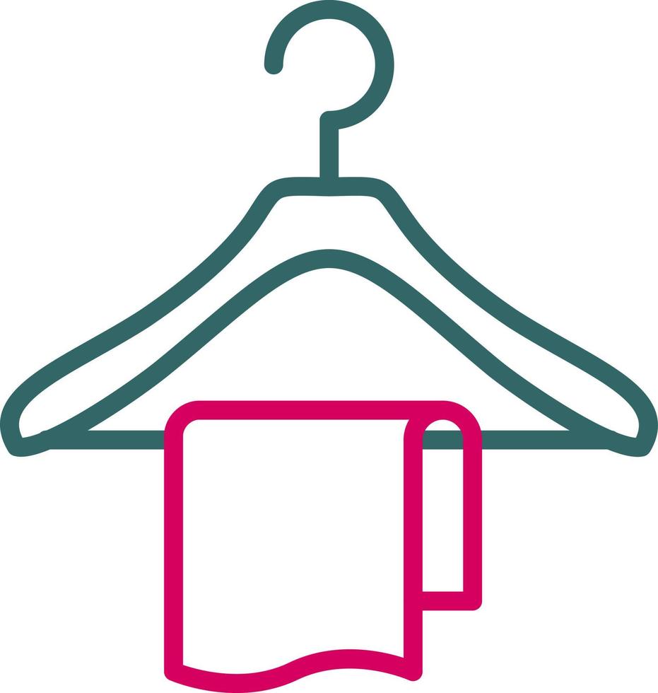 Towel Hanger Vector Icon