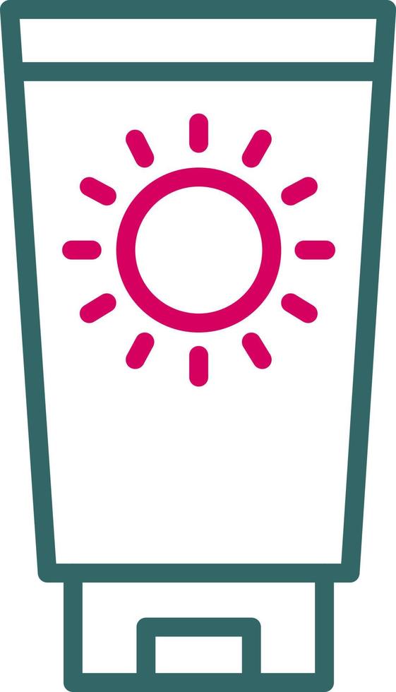 Sunscreen Vector Icon