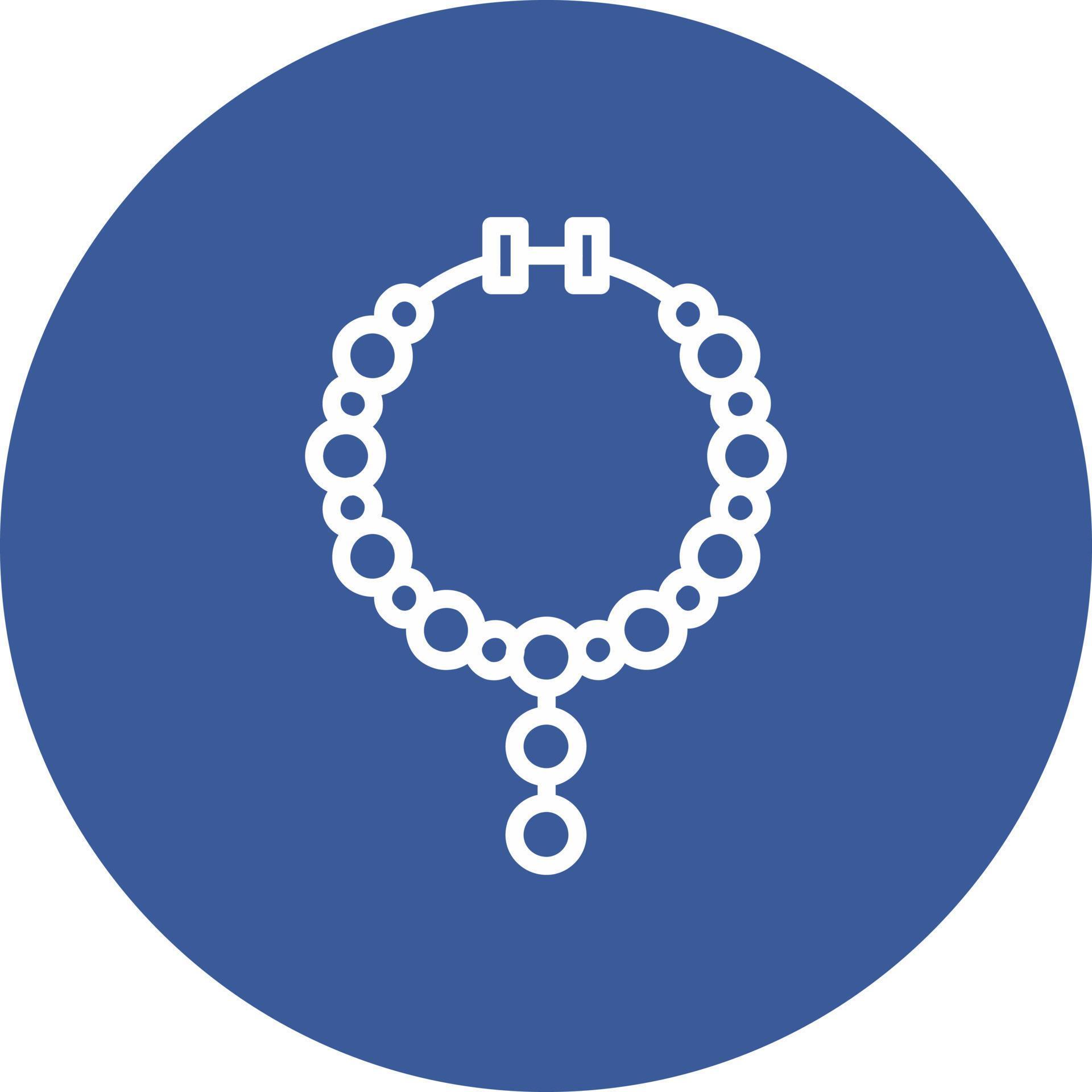 Necklace Vector Icon 17267298 Vector Art at Vecteezy