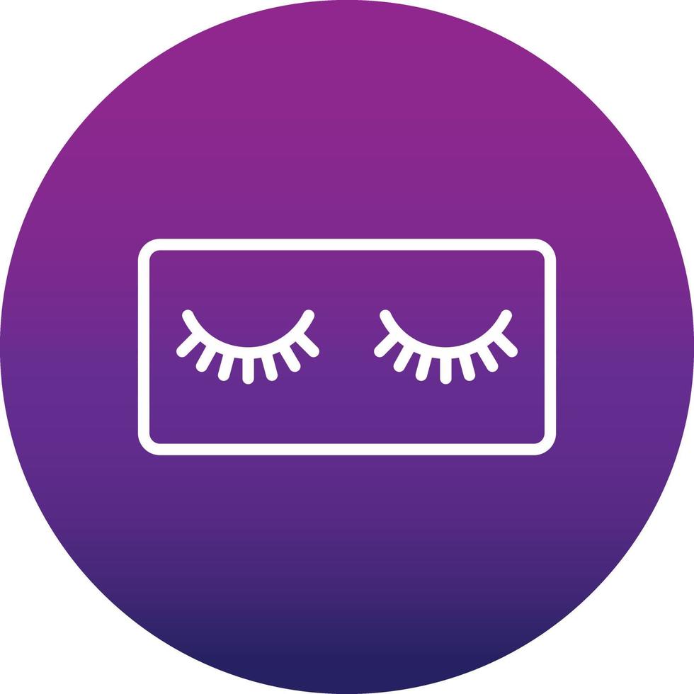 Eyelashes Vector Icon