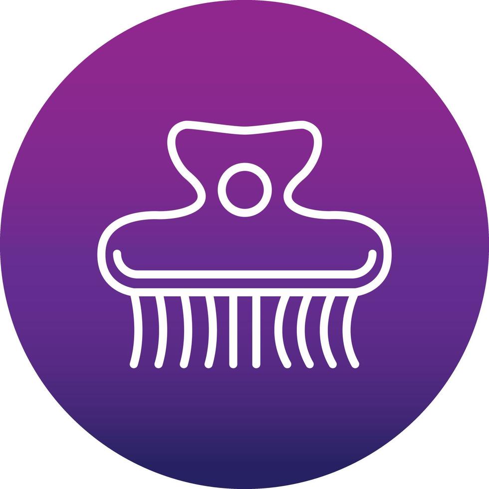 Hair Clip Vector Icon