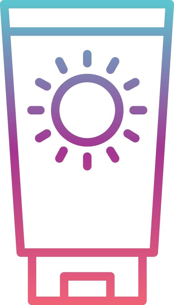 Sunscreen Vector Icon