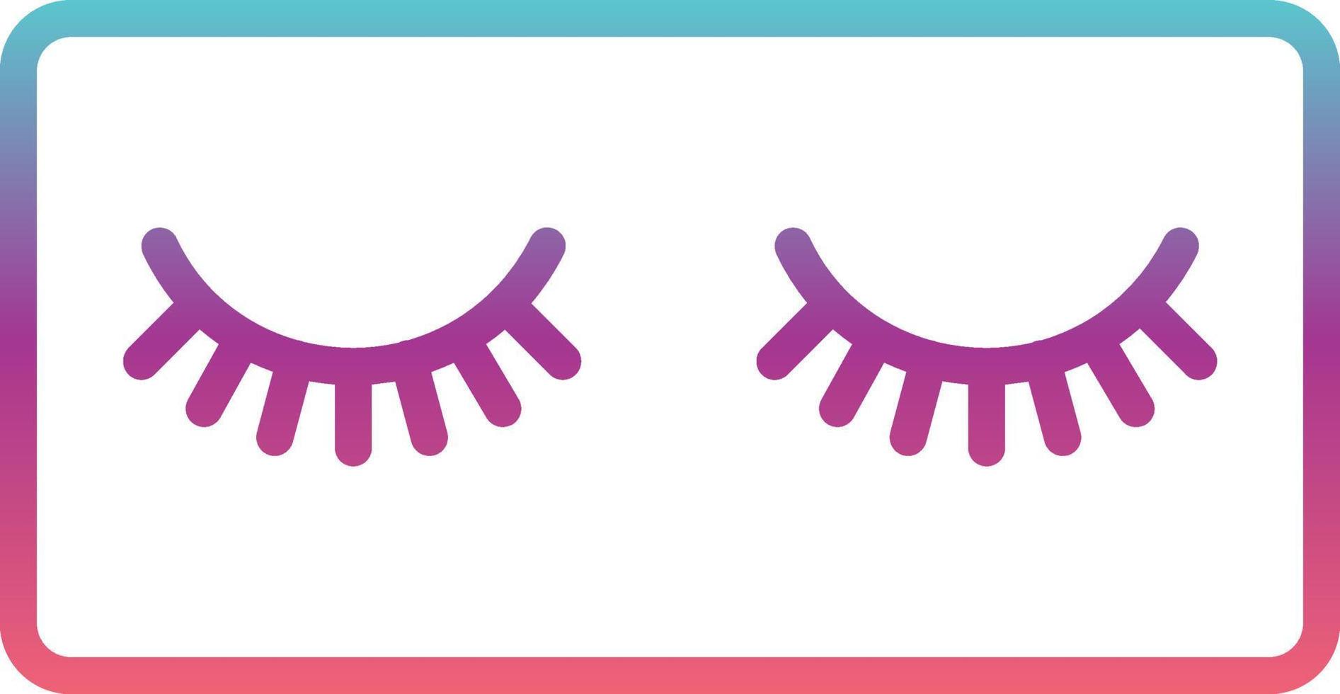 Eyelashes Vector Icon