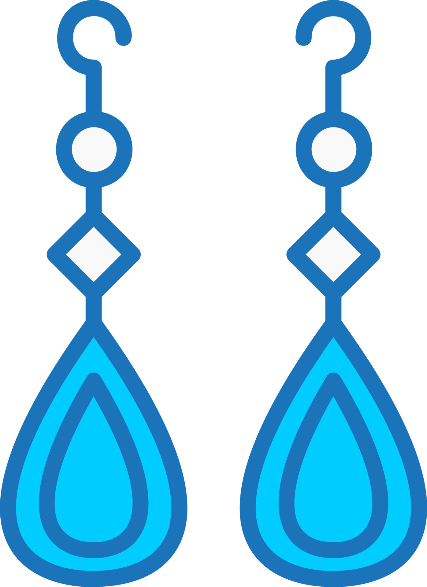Earrings Vector Icon 17267721 Vector Art at Vecteezy