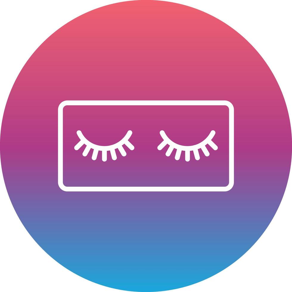 Eyelashes Vector Icon