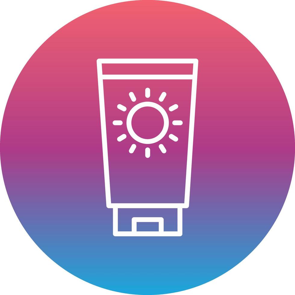 Sunscreen Vector Icon