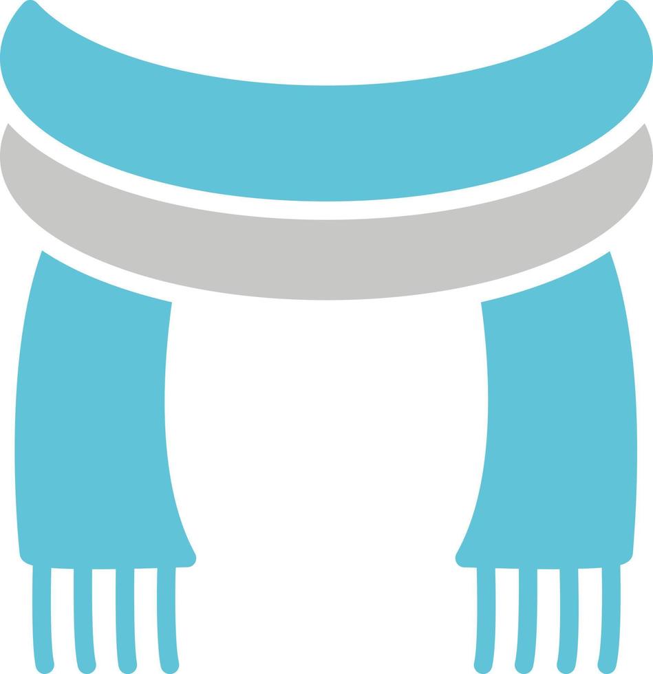 Winter Scarf Vector Icon