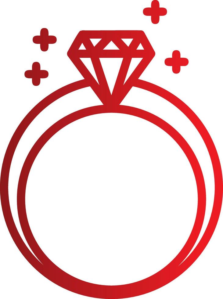 Diamond Ring Vector Icon