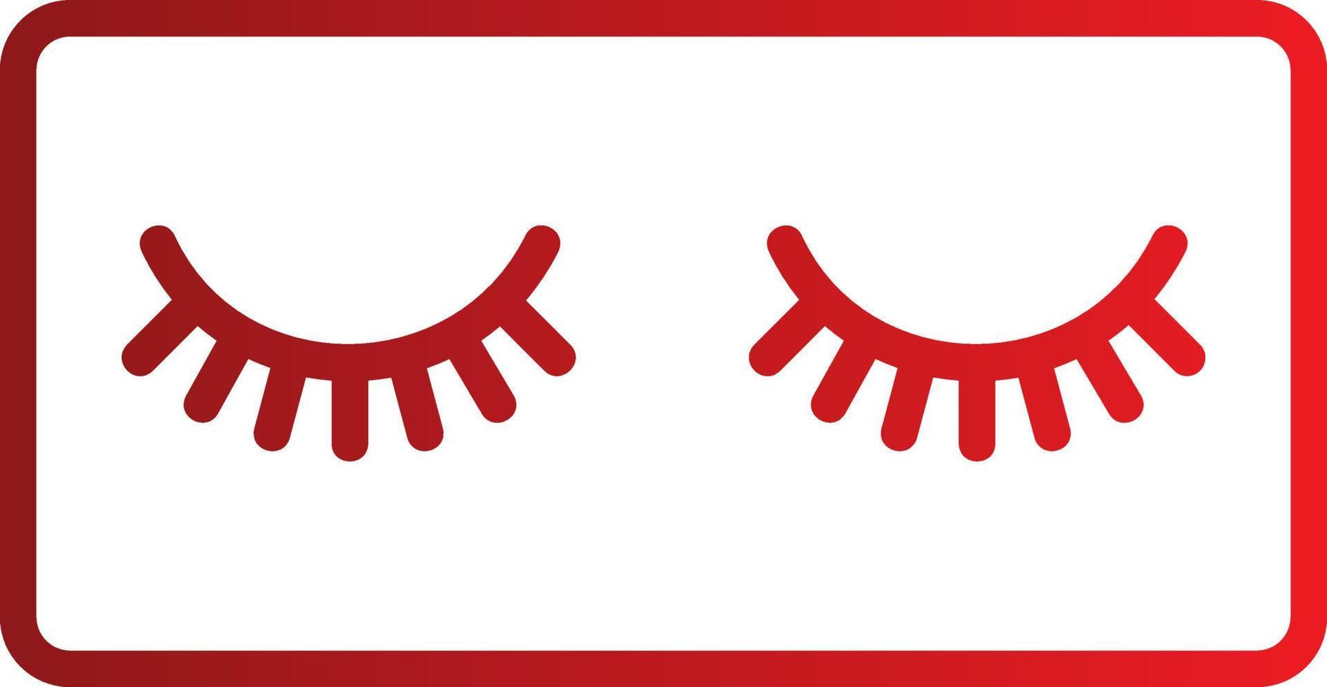 Eyelashes Vector Icon