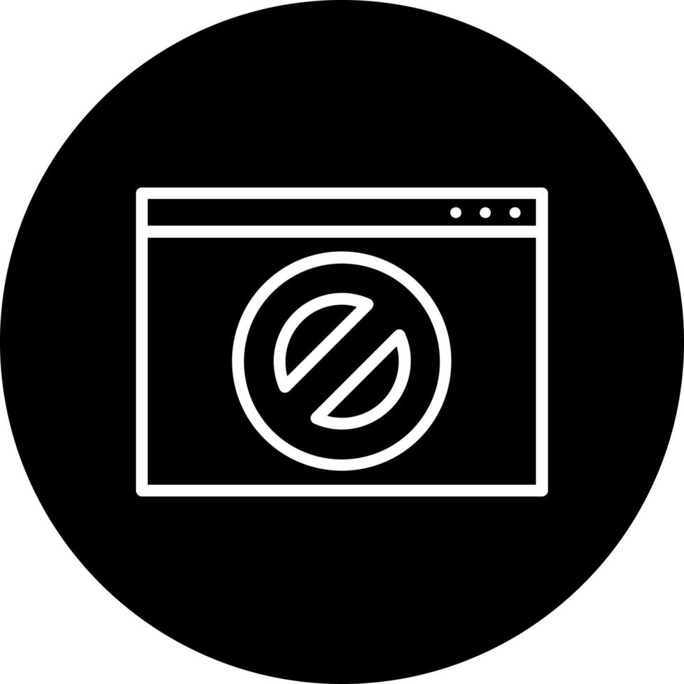 Ban Vector Icon