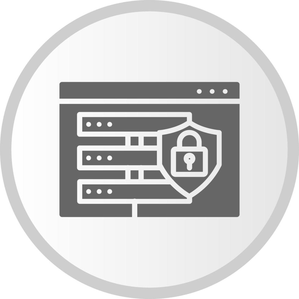 Database Security Vector Icon