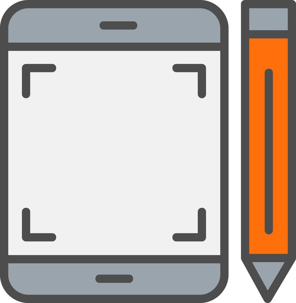 Pen Tablet Vector Icon