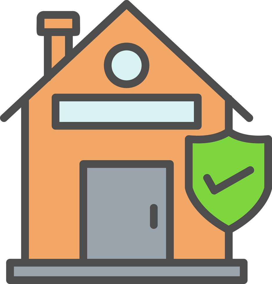 House Protection Vector Icon