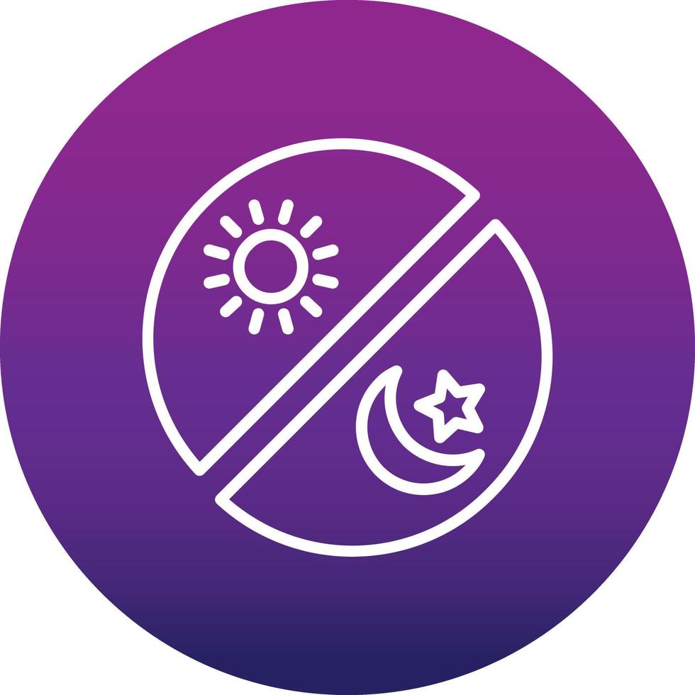 Day And Night Vector Icon