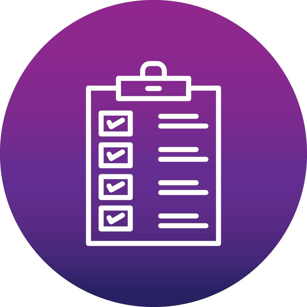 Checklist Vector Icon