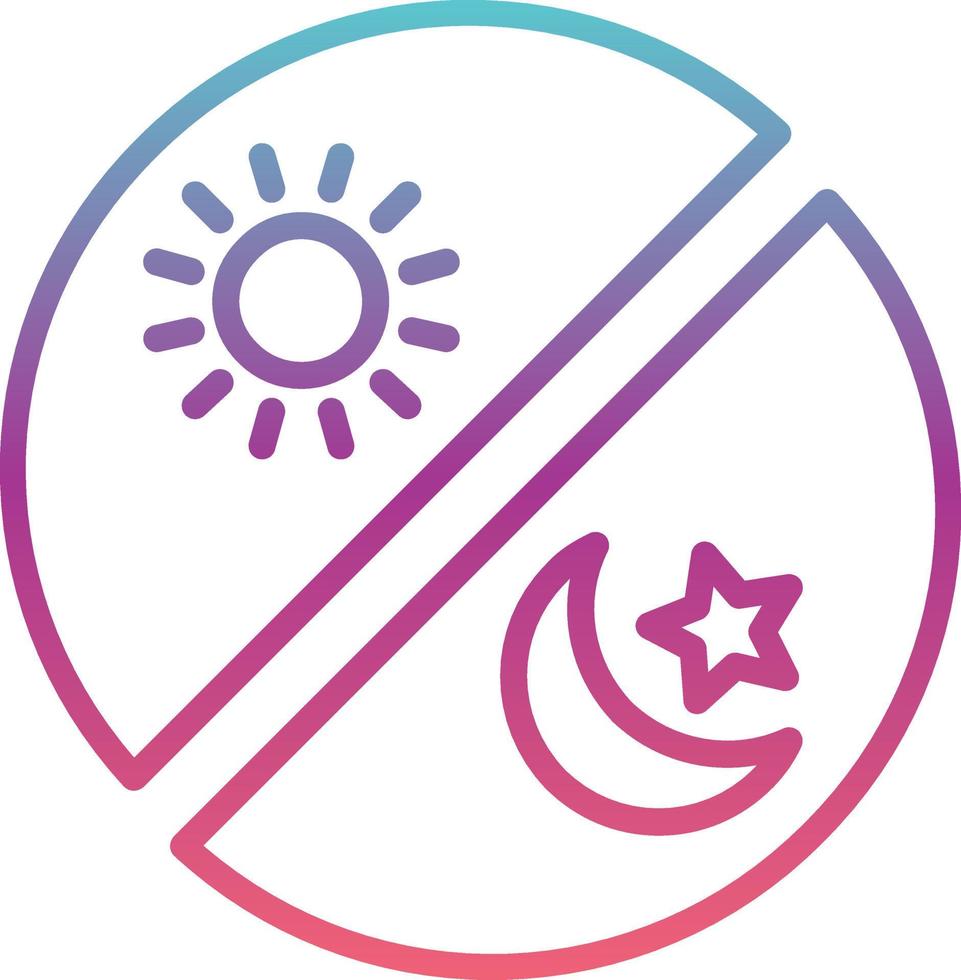Day And Night Vector Icon