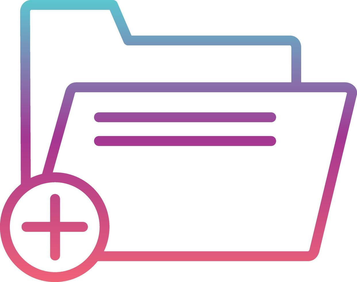 Add Folder Vector Icon