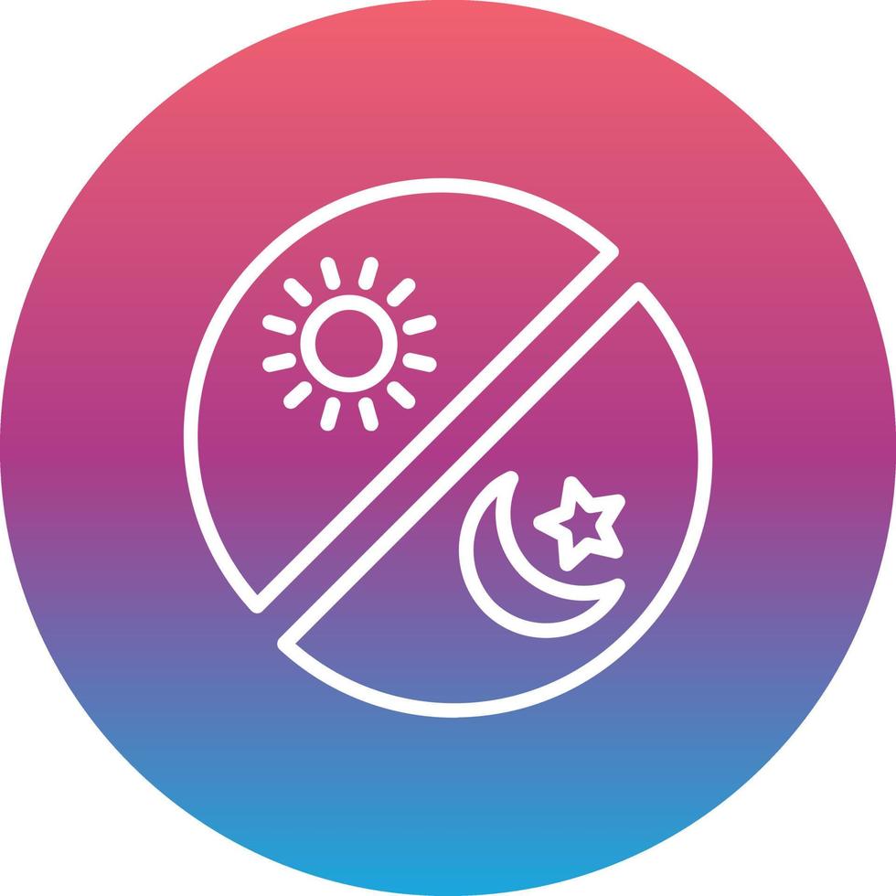 Day And Night Vector Icon