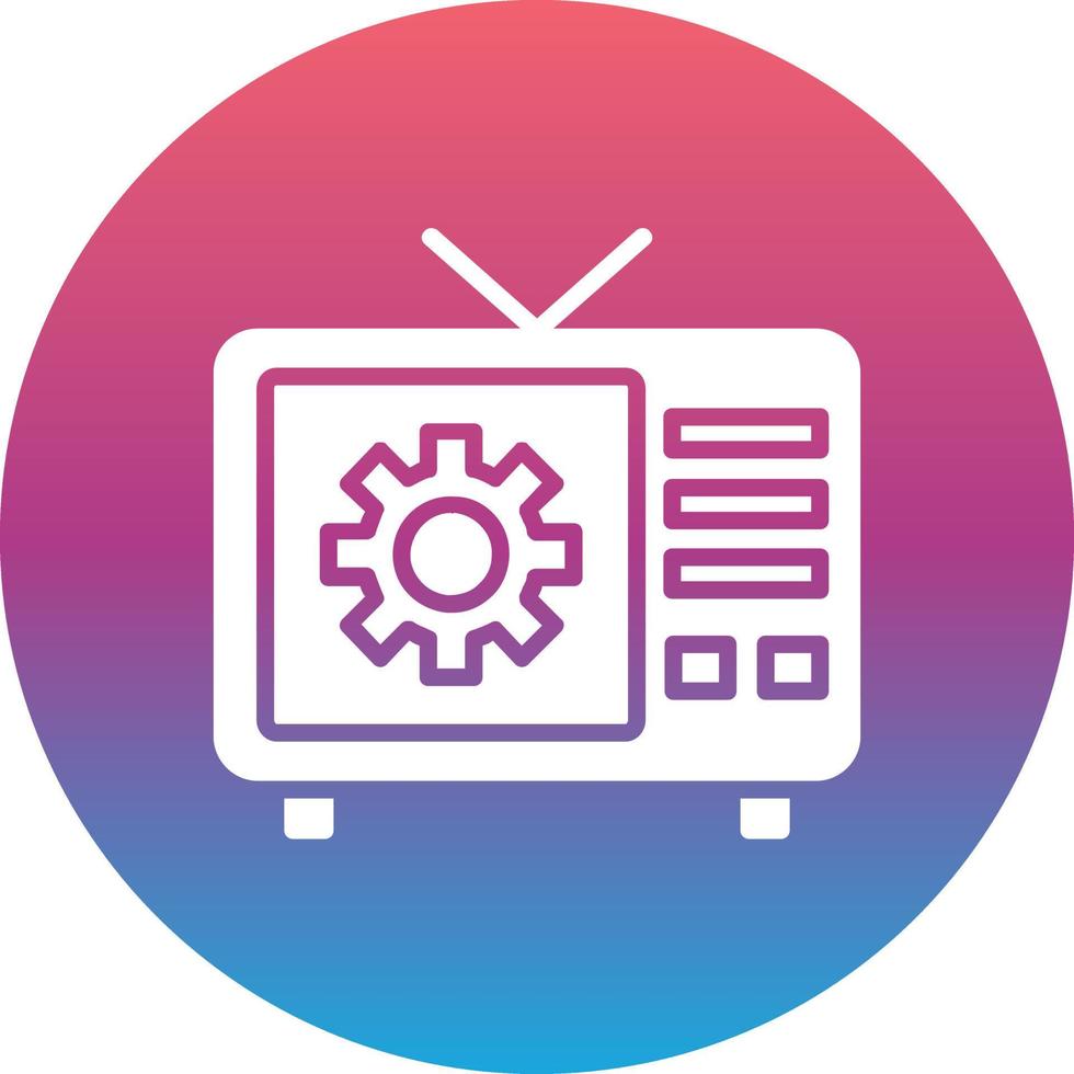 TV Repair Vector Icon