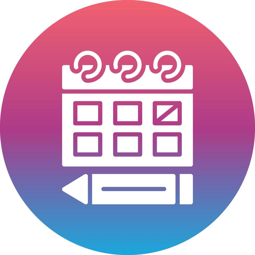 Schedule Vector Icon