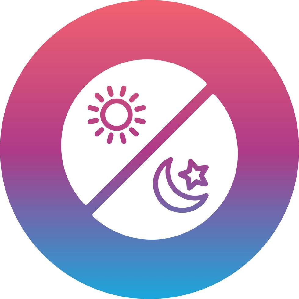 Day And Night Vector Icon