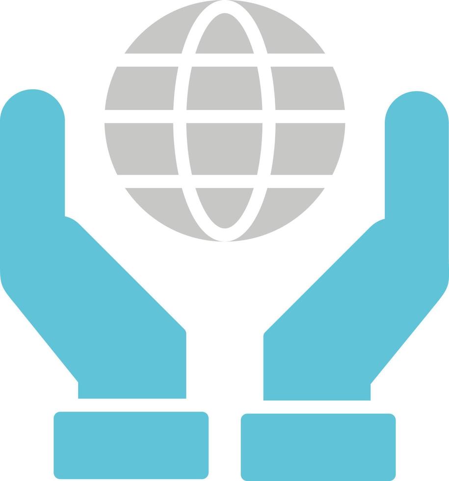 Hand With Earth Vector Icon