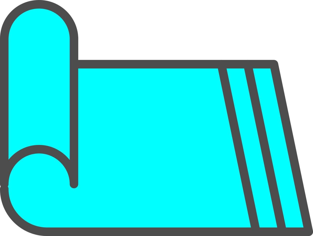 Yoga Mat Vector Icon