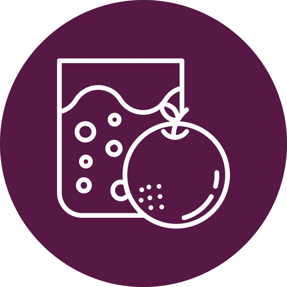 Orange Juice Vector Icon