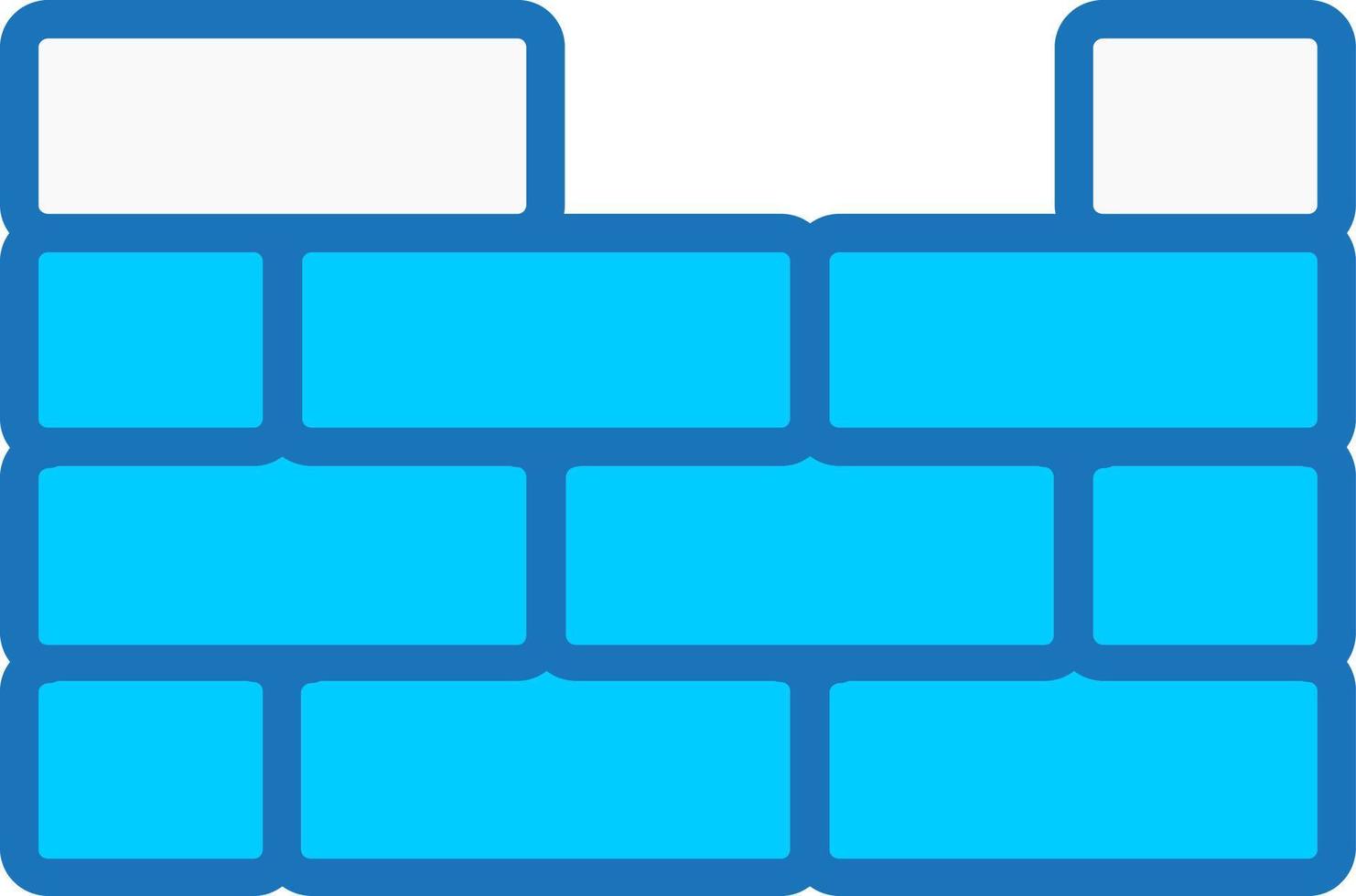 Brick Wall Vector Icon