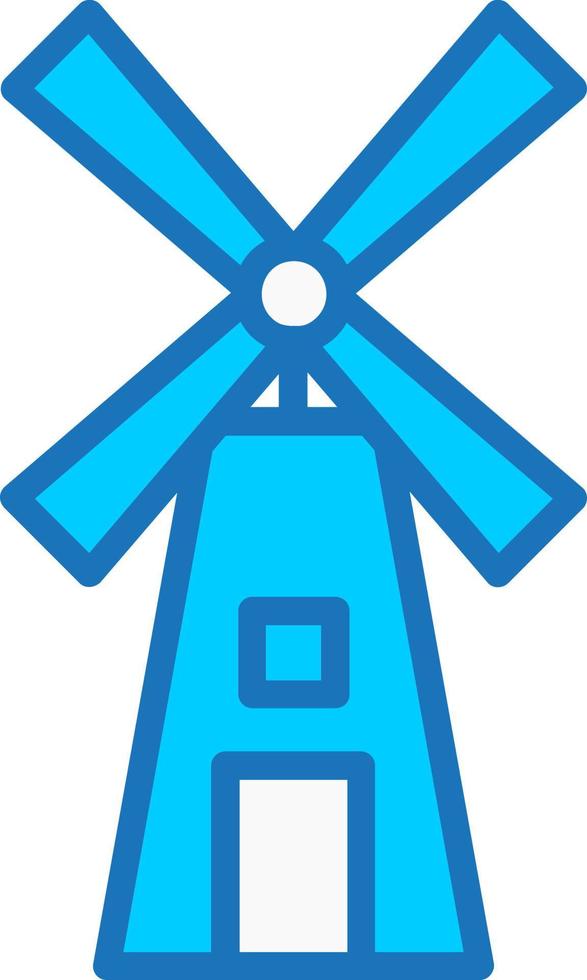 Windmill Vector Icon