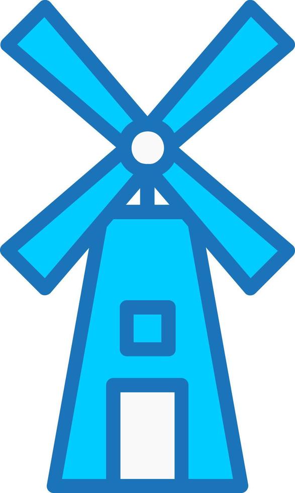 Windmill Vector Icon