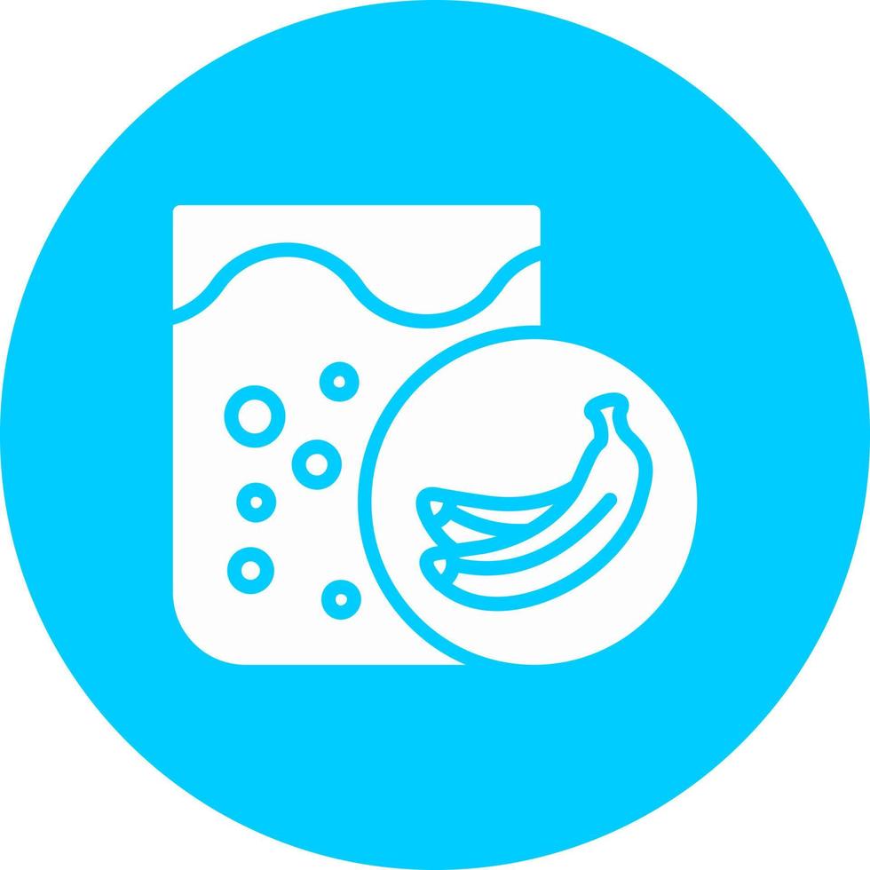 Banana Shake Vector Icon