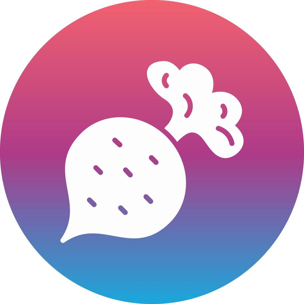 Radish Vector Icon