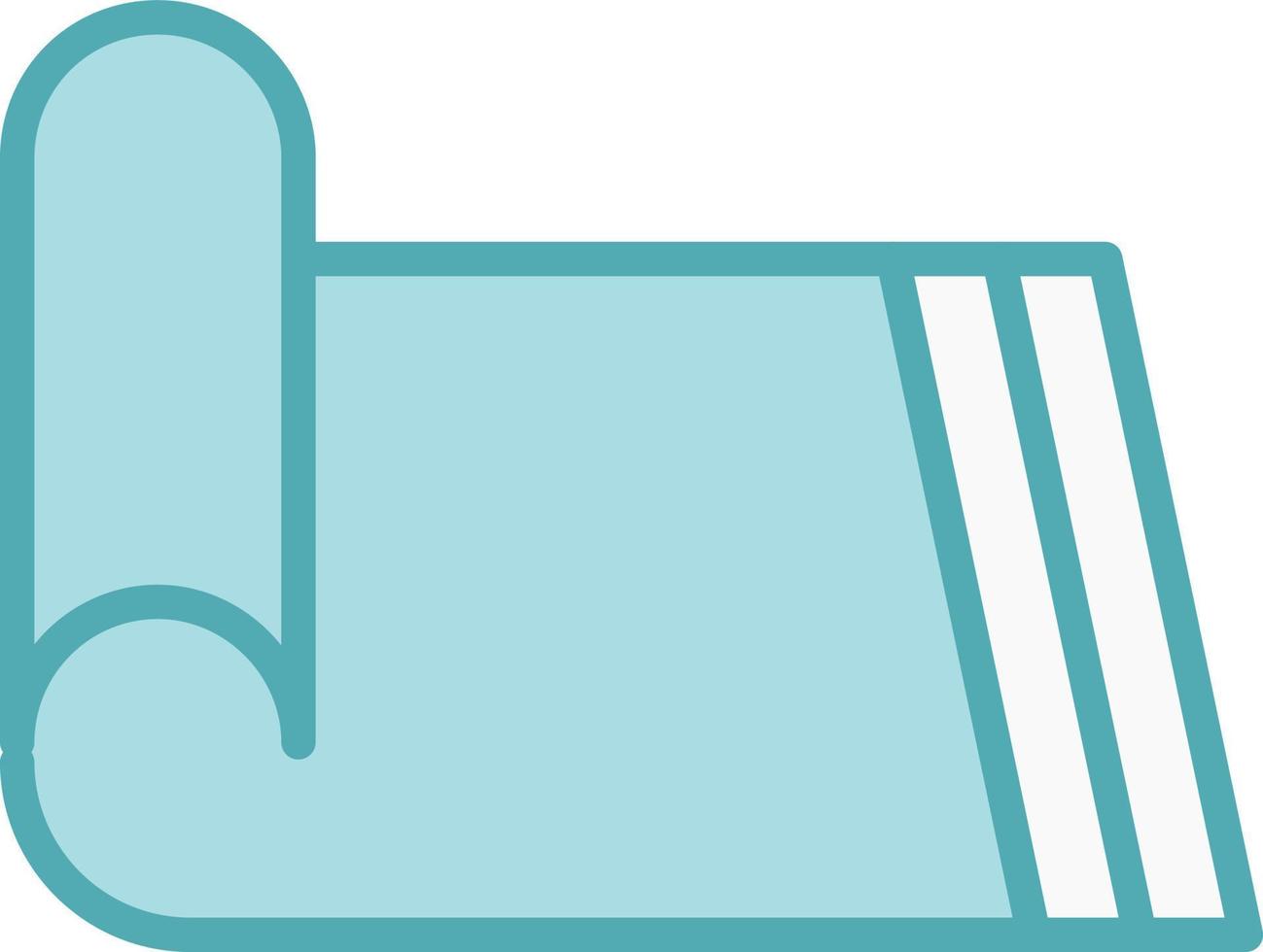Yoga Mat Vector Icon