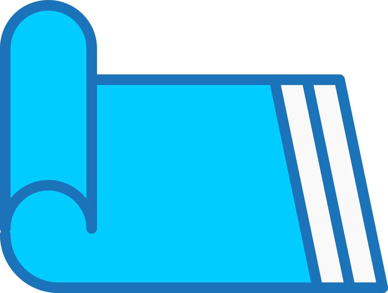 Yoga Mat Vector Icon