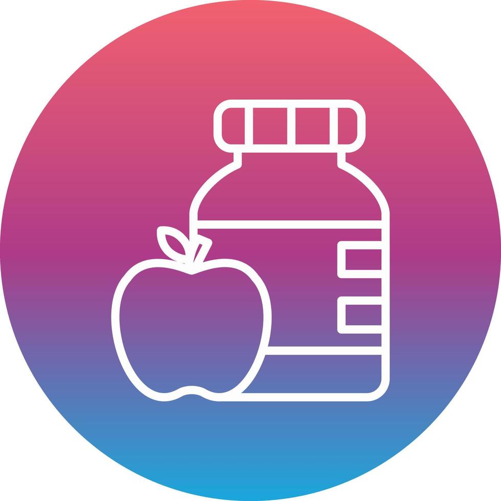 Apple Paste Vector Icon